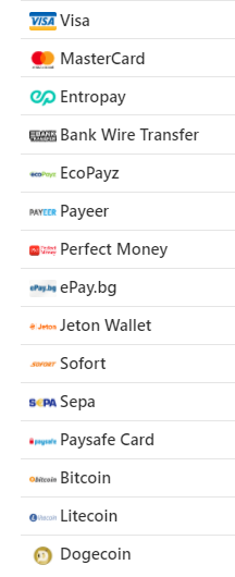 1xbet payment methods